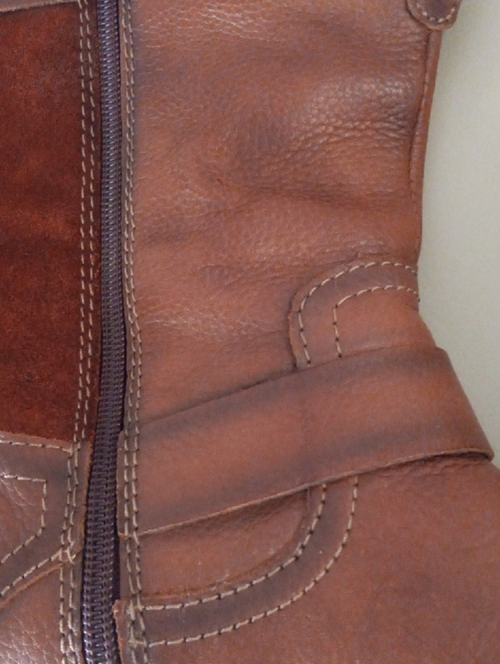 PIKOLINOS Chestnut Brown Leather Mid-Calf Riding Boots Size 39 - Picture 7 of 13